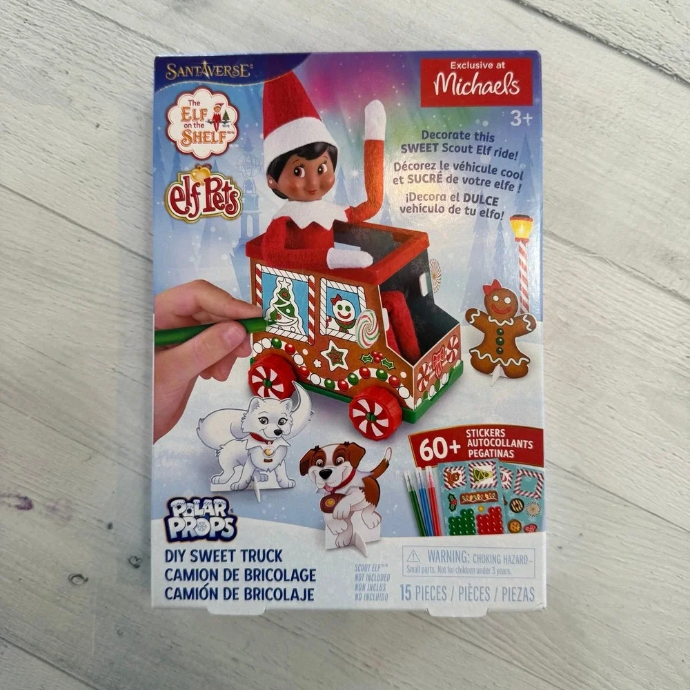 ELF on the shelf‎ polar props DIY sweet truck Micheal's exclusive NEW
